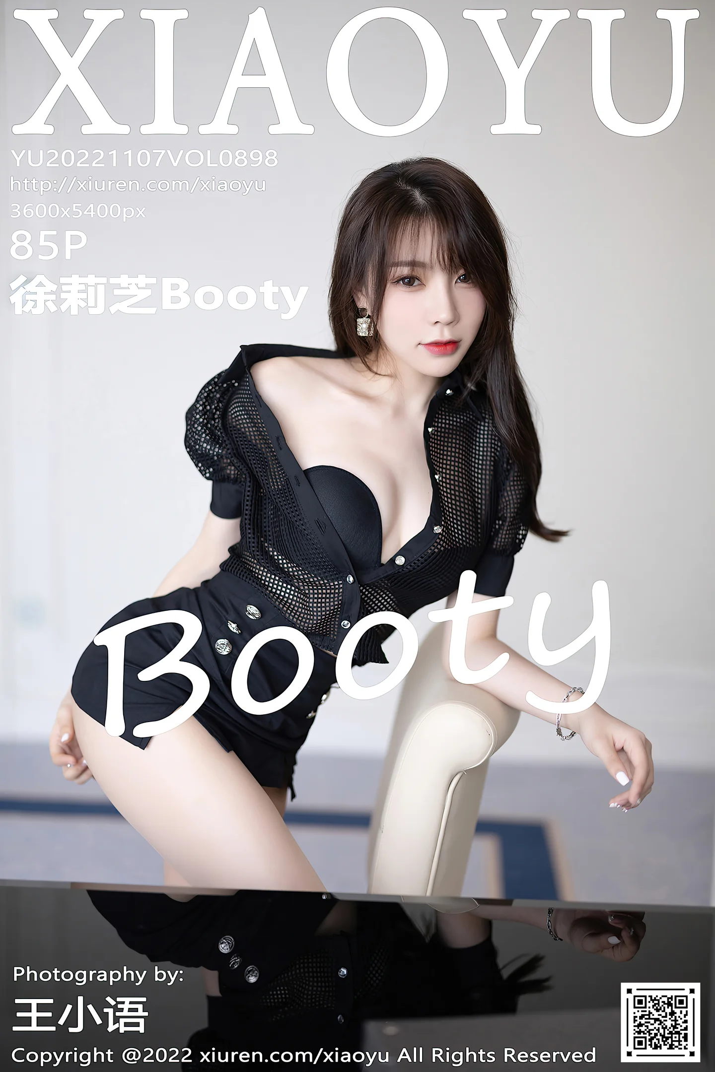 [XiaoYu画语界]Vol.898_女神徐莉芝Booty黑色轻透上衣配黑短裙露性感黑色内衣诱惑写真85P-秀人网 - XiuRen.Xyz